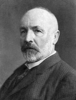 A portrait of Georg Cantor.