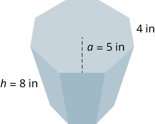 volume of a hexagonal prism