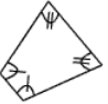 Trapezoid with top and right angles equal, bottom and left angles equal