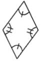 Parallelogram with top and bottom angles congruent, left and right angles congruent