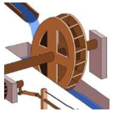 A picture of a waterwheel