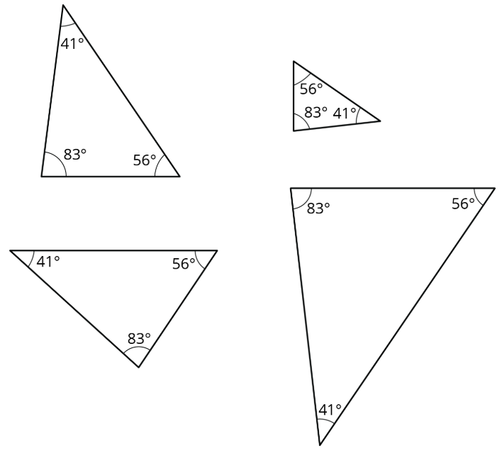 7.2.3: Triangles with 3 Common Measures - Mathematics LibreTexts