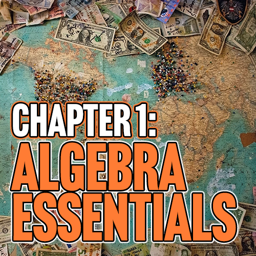 Chapter 1: Algebra Essentials with a map background