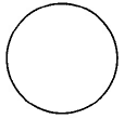 Un círculo.